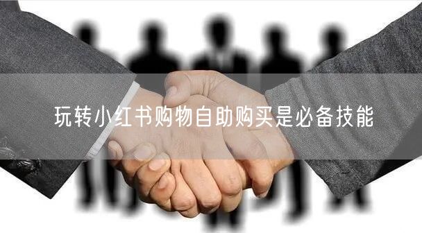 玩转小红书购物自助购买是必备技能